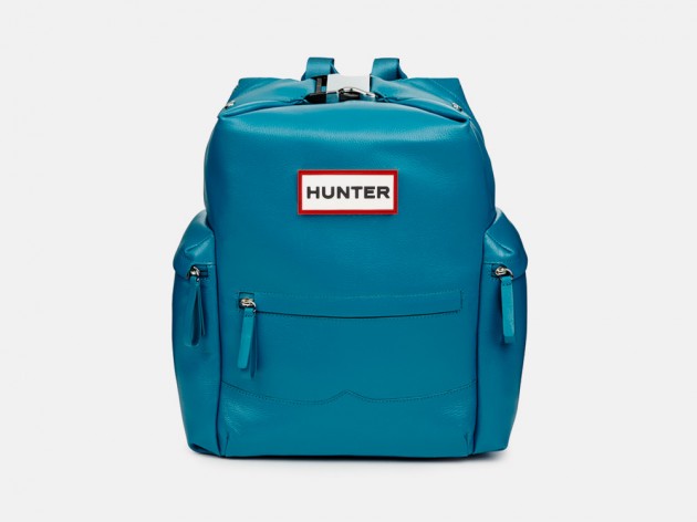hunter-backpack-black-red-waterproof-rugsack-calf-leather-rubber